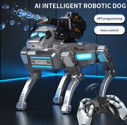 AI Artificial Intelligence Dog Wireless Remote-Controlled Programmable Voice-Activated Toy ABS Material Video Recording
