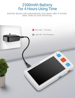 Eyyoyo Portable Digital Magnifier - Reading Aid for Low Vision