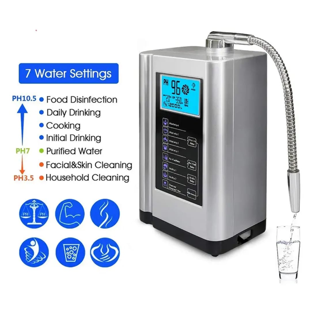 CALMORA Kangen Alkaline Water Generator Machine Alkaline Water Ionizer Hydrogen Rich Water Generator