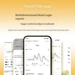 CGM Wearable Glucose Monitor - No Finger Prick, Wireless