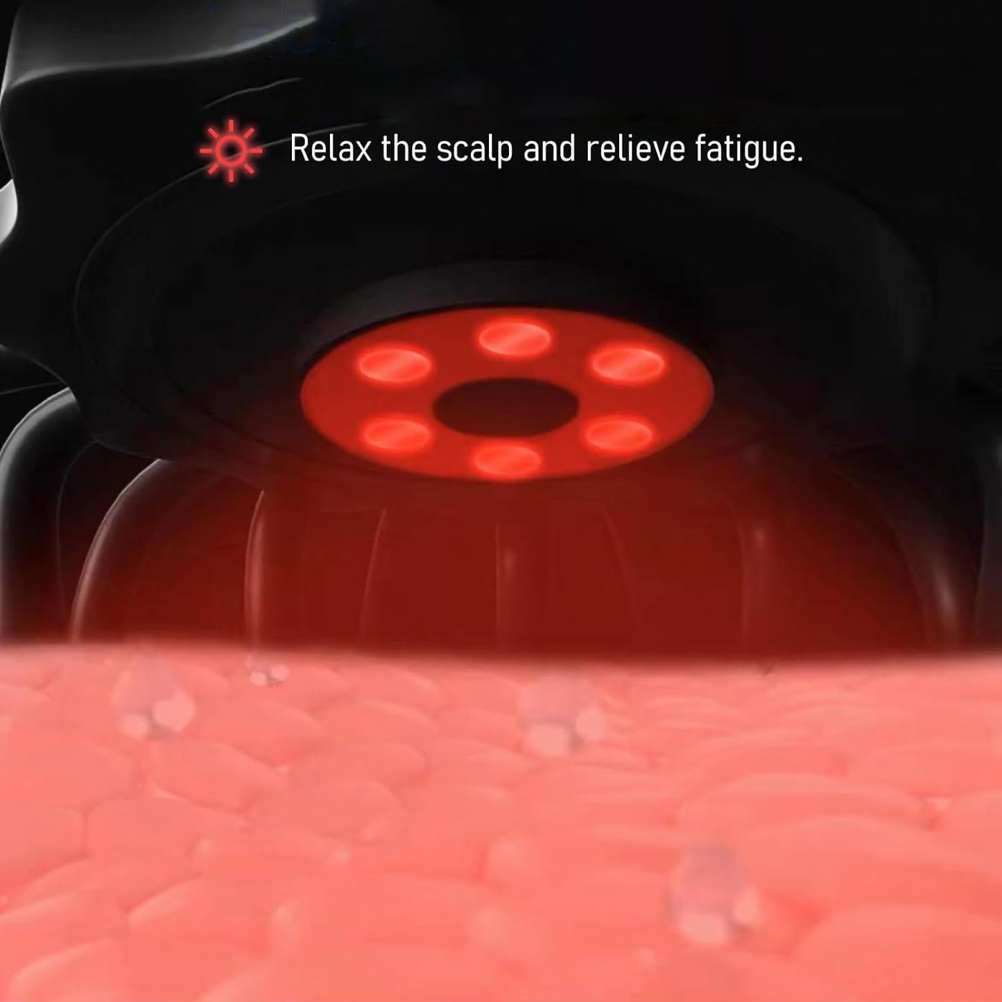 Calmora Octopus Shaped Electric Head Massager Electric Scalp Massager with Red Light