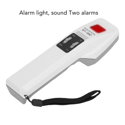 Calmora Portable Handheld Needle Detector, Highly Sensitive Metal Detector for Fabric Inspection, Magnetic Induction Principle with Audible and Visual Alarms and One Touch Adjustments