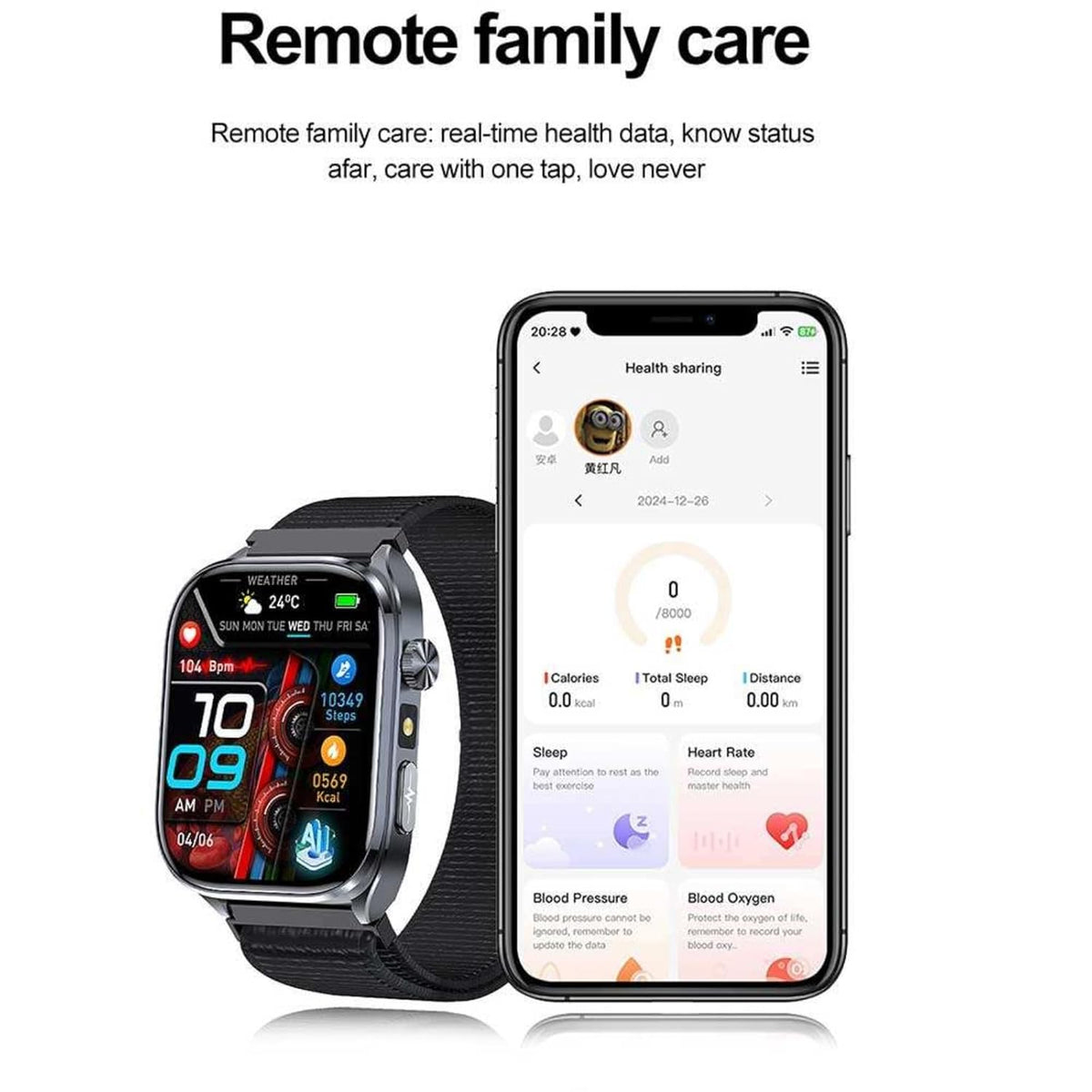 CALMORA 2025 Smart Watch with Bluetooth Calling & ECG HRV Tracking | SpO2 Heart Rate Fitness Tracker, Sleep Monitor, Sports Modes Waterproof Smartwatch for Android iPhone