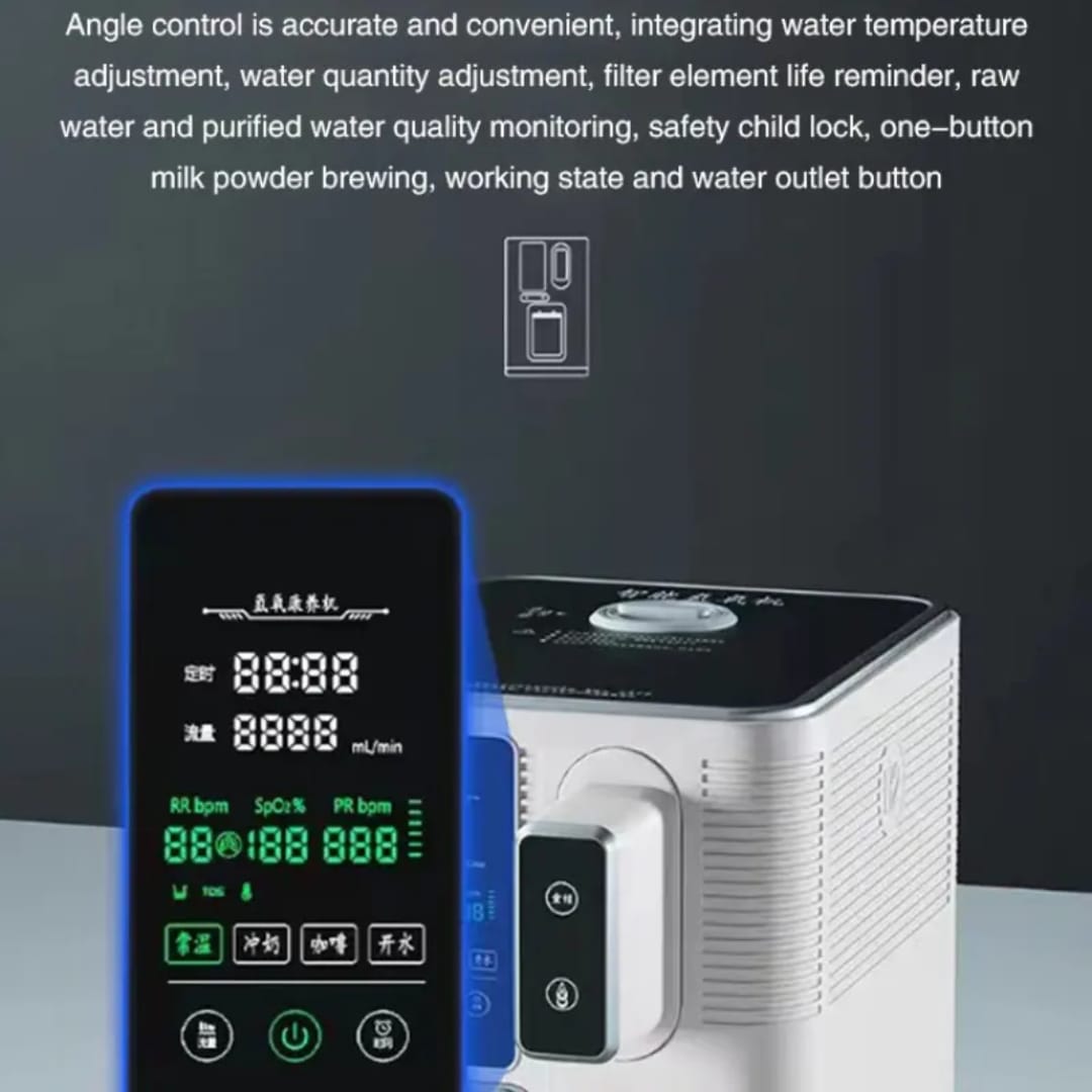 CALMORA Hydrogenated Water Machine Alkaline Water Dispenser 4000-6000ppb Water Ionizer Machine