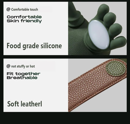 CALMORA Bionic Hand Design, Deep Tissue Shiatsu Kneading, Massage Master Electric Neck Massager, Heat Therapy, Shoulder Back Pain Relief with Eye Mask