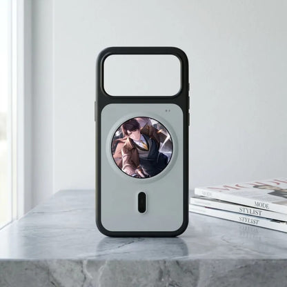 Smart Case with HD Screen Display compatible for iPhn 17 Pro Max | Voice Recording Compatible Case | Calls, Messages Alerts on Case Screen