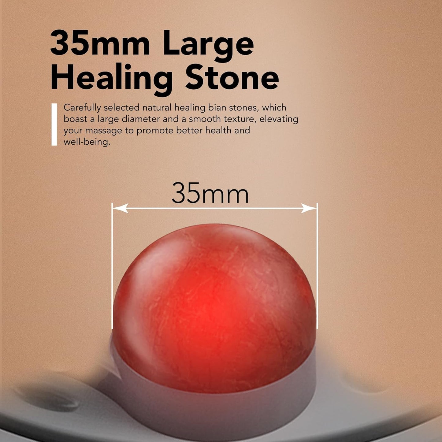 CALMORA Electric Abdominal Massager, Stomach Massager for Digestion, Belly Cellulite Massage for Flattening Belly, Relieves Discomfort Caused by Bloating, Constipation, Stomach Pain
