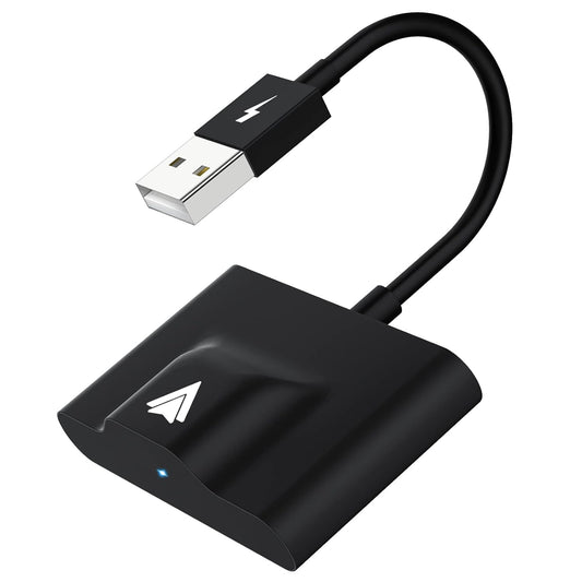 Teeran Android Auto Wireless Adapter for OEM Factory Wired Android Auto Cars Plug & Play Easy Setup AA Wireless Android Auto Dongle for Android Phones Converts Wired Android Auto to Wireless