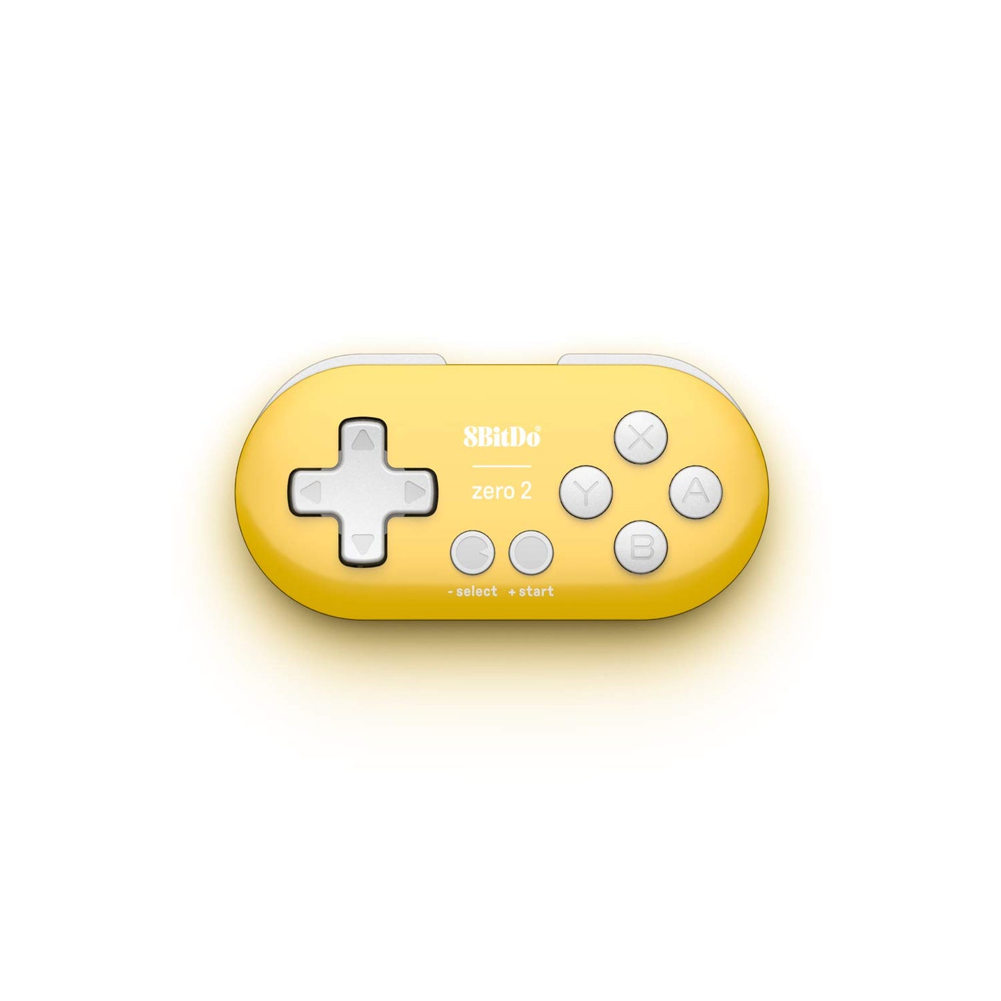 8Bitdo Zero 2 Bluetooth Key Chain Sized Mini Controller for Nintendo Switch, Windows, Android and macOS (Yellow Edition)