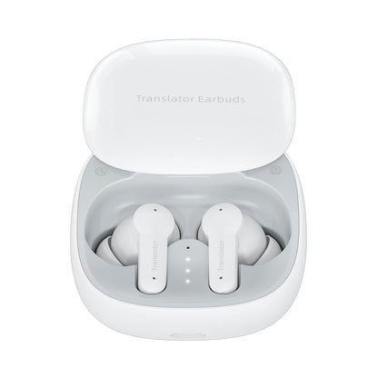 Wooask M3 Translator Earbuds for Voice Language Translation in 74 Languages and 70 Accents Quick Response with 97% High Accuracy Innovative Sliding Design Perfect for Travel, Business & Daily Use