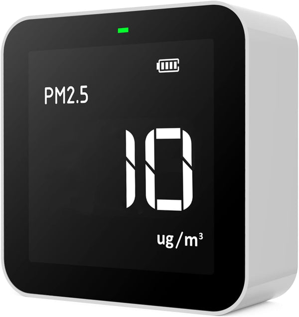 Temtop 4 in 1 Air Quality Monitor PM2.5 Formaldehyde TVOC Detector Indoor Air Pollution Detector Air Quality Tester for Home School Office Hospital (M10)