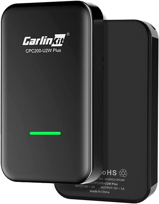Carlinkit2.0 Carplay Dongle Adapter for Factory Wired CarPlay Cars,Compatible with Audi/Porsche/Volvo/Volkswagen/Ford/Hyundai/Mercedes(Model Year: 2017 2018 2019) Convert Wired to Wireless Carpaly.