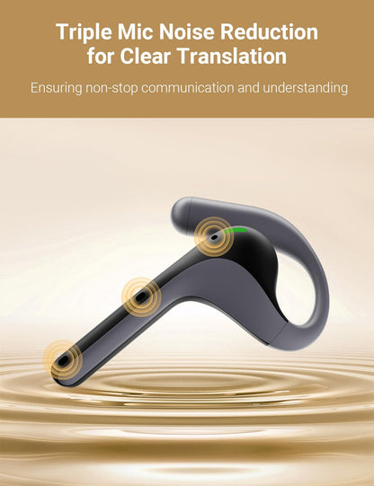 CALMORA Timekettle W4 Pro AI Interpreter Earbuds,Bidirection Simultaneous Translation, Translator Device Supporting 40 Languages,Tanslator Earbuds for Video and Phone Calls, Compatible with iOS and Android