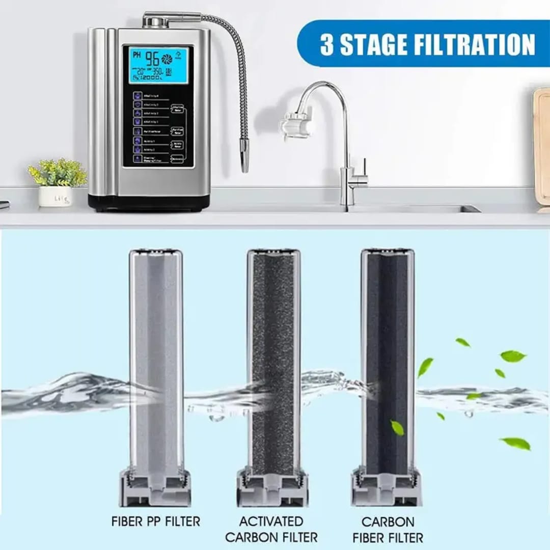 CALMORA Kangen Alkaline Water Generator Machine Alkaline Water Ionizer Hydrogen Rich Water Generator