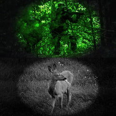 CALMORA IR Flashlight Infrared 850nm Light LED Rechargeable Mini for Night Vision, Handheld Tactical ir Illuminator, Focus Adjustable, Portable for Hunting, Observation, Search, with Clip