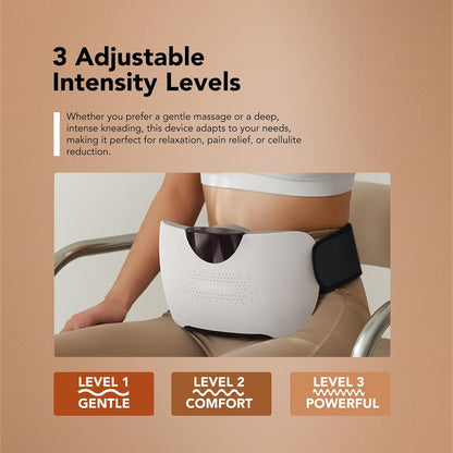 CALMORA Electric Abdominal Massager, Stomach Massager for Digestion, Belly Cellulite Massage for Flattening Belly, Relieves Discomfort Caused by Bloating, Constipation, Stomach Pain