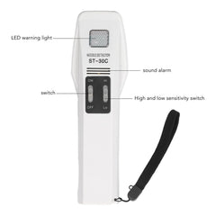 Calmora Portable Handheld Needle Detector, Highly Sensitive Metal Detector for Fabric Inspection, Magnetic Induction Principle with Audible and Visual Alarms and One Touch Adjustments