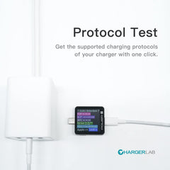 ChargerLAB Power-Z KM003C Portable USB-C Fast Charging Tester PD3.1 QC5.0 Digital Voltmeter & Ammeter Power Bank Tester