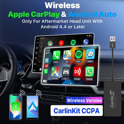 Carlinkit-CCPA for Android aftermarket Screen, Need to Install autokit apk, Screen mirroring/Wireless carplay/Wireless Android auto (not Original Wired carplay car)