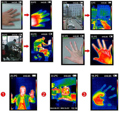 GOYOJO 256x192 Hti-18+ Thermal Imaging Camera with Dual-Light Fusion, -4~1022°F, Handheld Infrared Thermography for Home Inspection HVAC Electrical Plumbing Leak Detection and Mechanical Maintenance