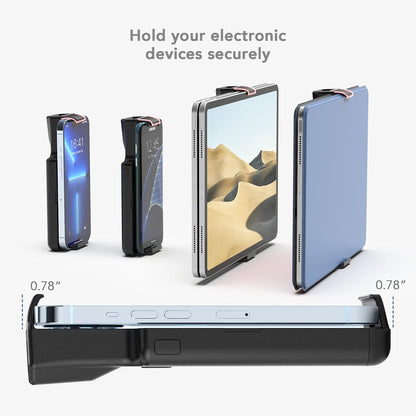 2D Bluetooth Barcode Scanner Compatible with iPad, Tablet, iPhone, Android Phone, 3000mAh Rechargeable Battery, Portable Wireless 1D QR UPC Bar Code Reader for Library Book Warehouse Inventory