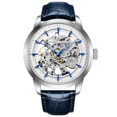 Automatic Mens Watches Skeleton Mechanical Wrist Watch for Men Waterproof Genuine Leather Watchband Luxury Self-Winding Stainless Steel Analog Watch for Men Collection PAGANI DESIGN