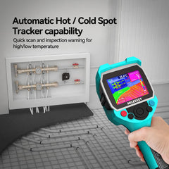 Thermal Imaging Camera, MILESEEY Handheld Dual Camera Infrared Thermal Imager, 3.5 Inch LCD Display IP65 Waterproof Rechargeable 6 Palettes Thermal Camera with Auto Track Cold and Hot Spots Function