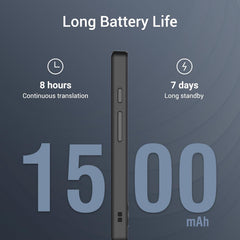 ANFIER Language Translator Device 144 Languages and Accents with 3.7 inch Touchscreen [Latest Generation Smart Translator-W12] AI Image Translator Device Portable Two-Way Voice Translator