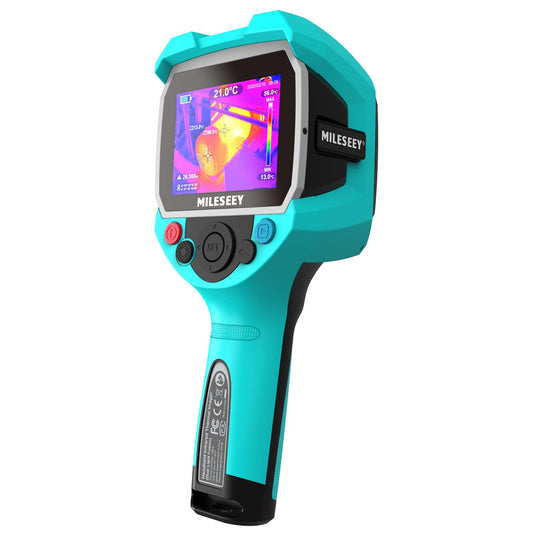 Thermal Imaging Camera, MILESEEY Handheld Dual Camera Infrared Thermal Imager, 3.5 Inch LCD Display IP65 Waterproof Rechargeable 6 Palettes Thermal Camera with Auto Track Cold and Hot Spots Function