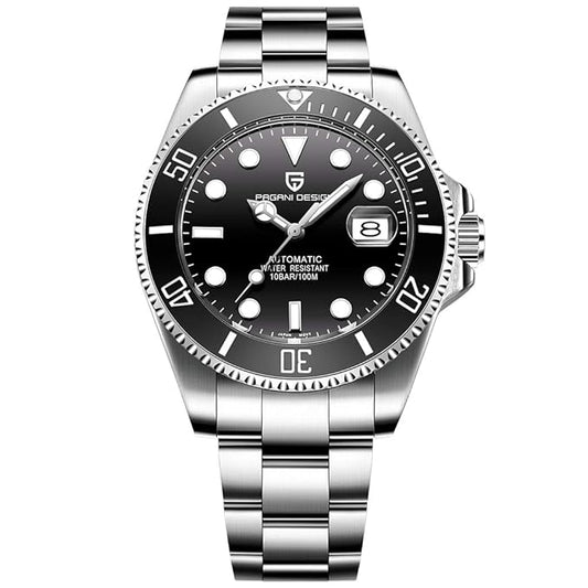 Men’s Watches Full Automatic Mechanical Wrist Watch for Men Stainless Steel Fashion Casual Business Dress Analogue Watch Man