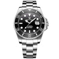 Men’s Watches Full Automatic Mechanical Wrist Watch for Men Stainless Steel Fashion Casual Business Dress Analogue Watch Man