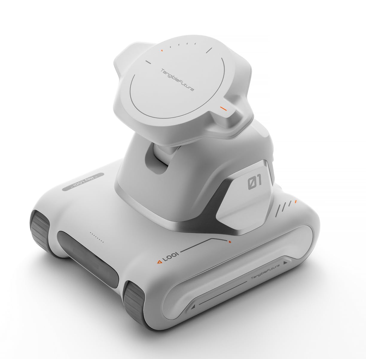 LOOI Robot-Starlight White-AI Desktop Companion, ChatGPT & Gemini Voice Interaction, Visual Understanding, Personality & Memory, 10W Wireless Charging, Tech & Gadget Gift, Electronic pets