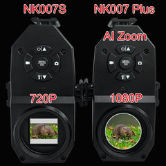 CALMORA Night Vision Monocular 940nm 12mm Super Clear Lens Infrared Night Vision Scope 5X Digital Zoom 3 Levels of Infrared Adjustment with 32GB Memory Card, for Camping/Hunting
