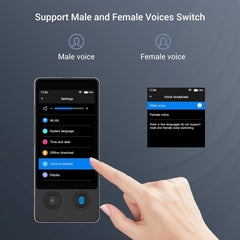 ANFIER Language Translator Device 144 Languages and Accents with 3.7 inch Touchscreen [Latest Generation Smart Translator-W12] AI Image Translator Device Portable Two-Way Voice Translator