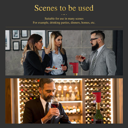 Wine Aerator – Electric Quantified Wine Pourer – Compact Wine Aerator Pourer with Adjustable Dispensing - Auto Drink Pourer for All Bottle Sizes – Easy to Use and Intuitive Design