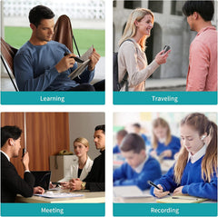 X5 Pro Language Translator Device Real Time Reader Scanner Pen Dictionary Voice Translator Support 112 Languages Text to Speech OCR/WiFi Translator Suitable for Meetings Travel Learning