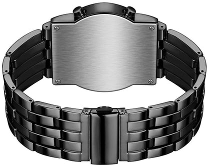 MASTOP Digital Men's Watch (Black Dial Black Colored Strap)