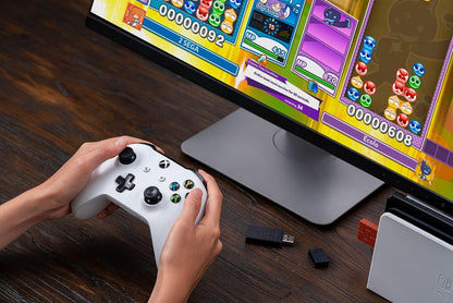 8Bitdo Wireless USB Adapter 2 for Switch, Windows, Mac & Raspberry Pi Compatible with Xbox Series X & S Controller, Xbox One Bluetooth Controller, Switch Pro and PS5 Controller