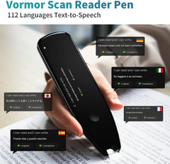 X5 Pro Language Translator Device Real Time Reader Scanner Pen Dictionary Voice Translator Support 112 Languages Text to Speech OCR/WiFi Translator Suitable for Meetings Travel Learning
