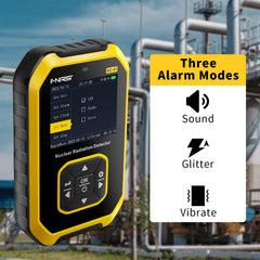 Geiger Counter Nuclear Radiation Detector - Radiation Dosimeter with LCD Display, Portable Handheld Beta Gamma X-ray Rechargeable Radiation Monitor Meter, 5 Dosage Units Switched,0.0μSv-500mSv