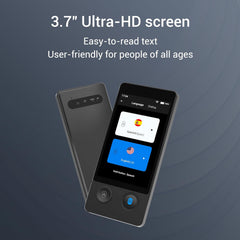 ANFIER Language Translator Device 144 Languages and Accents with 3.7 inch Touchscreen [Latest Generation Smart Translator-W12] AI Image Translator Device Portable Two-Way Voice Translator