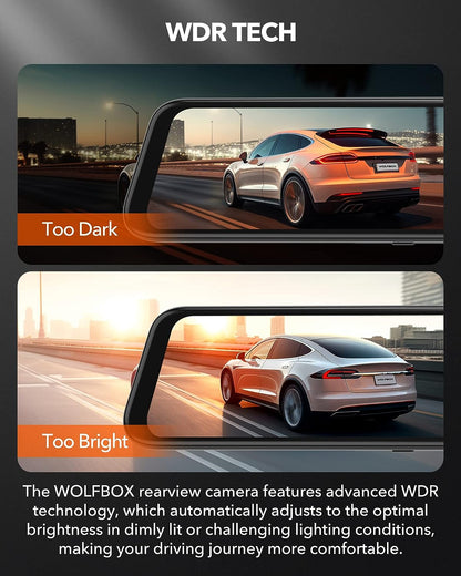 WOLFBOX Mirror Dash Cam (STOP SELLING)