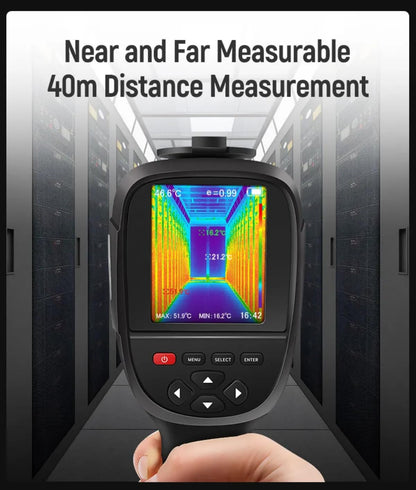 GOYOJO 256x192 Hti-18+ Thermal Imaging Camera with Dual-Light Fusion, -4~1022°F, Handheld Infrared Thermography for Home Inspection HVAC Electrical Plumbing Leak Detection and Mechanical Maintenance
