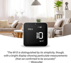 Temtop 4 in 1 Air Quality Monitor PM2.5 Formaldehyde TVOC Detector Indoor Air Pollution Detector Air Quality Tester for Home School Office Hospital (M10)