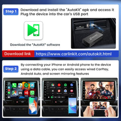 Carlinkit-CCPA for Android aftermarket Screen, Need to Install autokit apk, Screen mirroring/Wireless carplay/Wireless Android auto (not Original Wired carplay car)