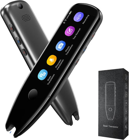 Adelagnes X5 Pro Language Translator Device Real Time Reader Scanner Pen Dictionary Voice Translator Support 112 Languages Text to Speech OCR/WiFi Translator Suitable for Meetings Travel Learning