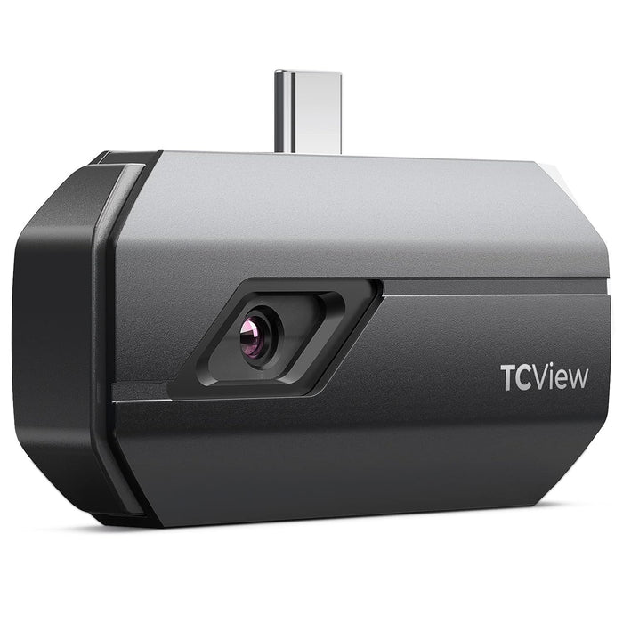 TOPDON TC001 Thermal Imaging Camera Android, 256x192 IR Resolution Thermal Imager with Secondary Analysis, Test Report, Temp Alarm, -4°F~1022°F TEM Range for Smartphones and Window (Space Gray)