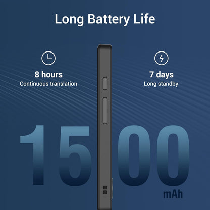 Offline Language Translator Device, No WiFi or SIM Card Needed Latest AI Voice Translator, 144 Languages and Accents 97% Accuracy with 3.7 inch Touchscreen Instant Two Way Translation