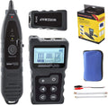 Advanced Cable Tester with PoE Multifunction Wire Tracker Network Cable Tester for te Toner Tool Kit with Bag Probe Audio Tone for LAN CAT5 CAT6 Tracker Underground Telephone Line Finder Home Repair