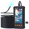Dual Lens Endoscope for Industrial Sewer Pipe Drain Plumbing Inspection Camera Snake with Light IP68 Waterproof(15m)